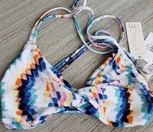 BNWT L*Space Bikini Top Multi Color Medium